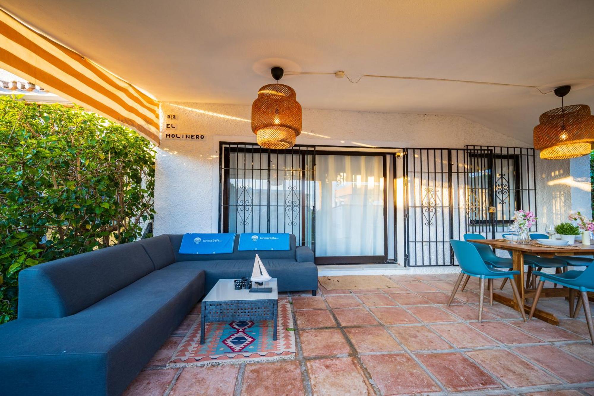 Typical Beach House Las Chapas Playa With Heated Pool Marbella Eksteriør bilde